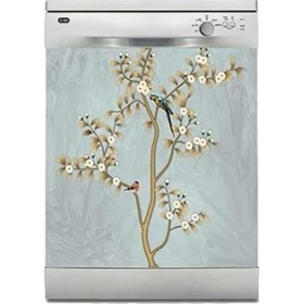 Resim Makinesi Sticker Kaplama Beyaz Eşya Kaplama Kuş Ağaç 