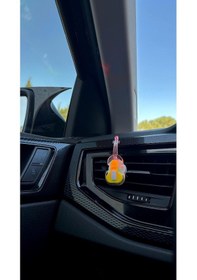 Resim Gitar Sarı, Işıklı Klima Kokusu 