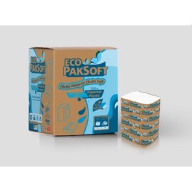 Resim Eco PakSoft Ecopaksoft Dispenser Peçete 100 Adet* 18 Paket 