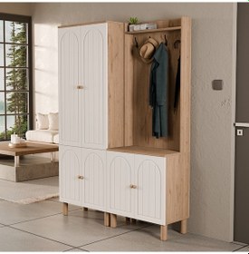 Resim Set 5084-5072 Rapsody 6 Kapaklı Membran 9 Askılı Bohem Portmant 