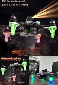 Resim Yu Su Tools C19s Akıllı Katlanabilir Drone | Çift Kameralı | 360° Engel Algılama | Gerçek Zamanlı Görüntü 4K 