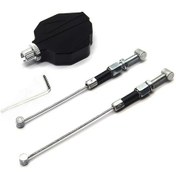 Resim Hightower Black Evrensel Motosiklet Stunt Debriyaj Kolu Hafif Cekis Sistemi Cafe Racer Bobber 