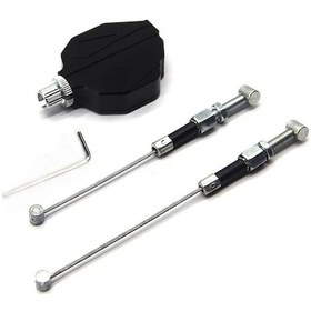 Resim Hightower Black Evrensel Motosiklet Stunt Debriyaj Kolu Hafif Cekis Sistemi Cafe Racer Bobber 