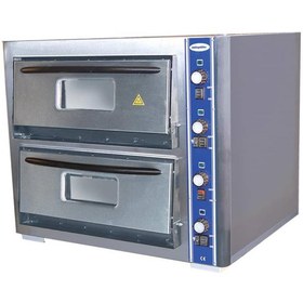 Resim Elektrikli Pizza Fırını, 9+9 Pizza Kapasiteli 