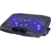 Resim Notebook Soğutucu 4 Fan Led Siyah Hdxn7 1 Adet 