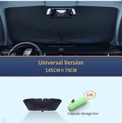 Resim Leıboo Araba Güneşliği Cam Şemsiye Ön Güneş Gölge Şemsiye 1 Adet 