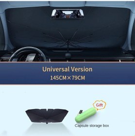 Resim Leıboo Araba Güneşliği Cam Şemsiye Ön Güneş Gölge Şemsiye 1 Adet 