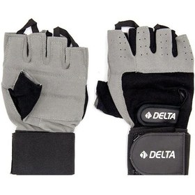 Resim Delta Fge-915 Halter, Body, Fitness Ve Ağırlık Eldiveni Gri 
