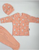 Resim Sebi Bebe Ayılı Kız Desenli Pijama Takımı TYC00659375791 