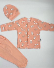 Resim Sebi Bebe Ayılı Kız Desenli Pijama Takımı TYC00659375791 