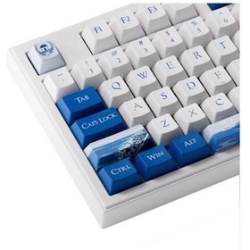 Resim Akko 5098bB Plus Santorini RGB Kablosuz Hotswap Mekanik Oyuncu Klavye 