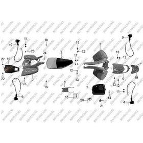 Resim Mondial Atv 200 Jackal-X Sağ Ön Sinyal Komple (524921327) 