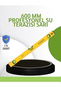 Resim Mey İthalat Hassas Ölçüm Sağlayan 600 Mm Sarı Su Terazisi 