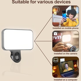 Resim Mini Cep Dolgu Işığı, 1 Klipsli, 3 Seviye Parlaklık Ayarlı, Kompakt ve Taşınabilir – Telefonlar, Kameralar, Laptoplar için İdeal. Fotoğraf/Video Görüşmeleri & Makyaj Dokunuşları İçin Mükemmel, Makyaj Dokunuş Işığı,Video Görüşme Işığı,Kompakt Tasarım,Hafif lamba,Ayarlanabilir Parlaklık,Dayanıklı İmalat,Klips Işığı,Taşınabilir Lamba,Makyaj Sanatçıları 