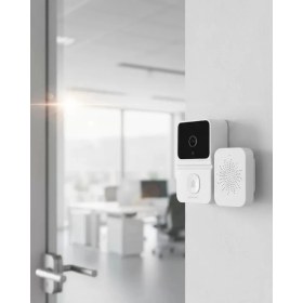Resim MiraLive Akıllı Ev Uyumlu Kapı Zili 800MAH Bataryalı Gece Görüşlü 