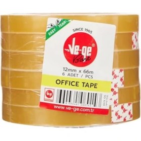 Resim Karokstore Selefon Bant Offıce Tape 12X66 (6 Lı Paket) 