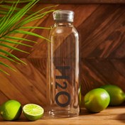 Resim Tohana H2O Borosilikat Cam Matara - Gri - 1000 ml 