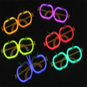 Resim Neon Stick Elma Gözlük Seti 12 Adet 