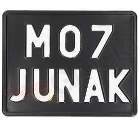 Resim JUNAK M07 plaka siyah - 671277 