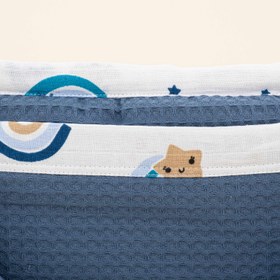 Resim Bebek Bakım Çantası - İndigo Petek - Mavi Gökkuşağı 