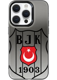 Resim Beşiktaş Büyük Arma Bayrak Premium Telefon Kılıfı - iPhone 15 Pro 