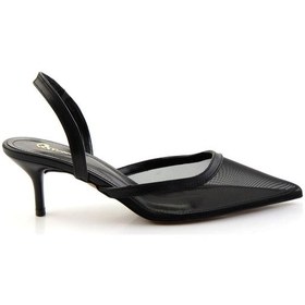 Resim Siyah Kadın Klasik Topuklu Ayakkabı K01209310522 Siyah 