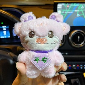 Resim Silver1 Yeni Iyi Şanslar Maskot Peluş Bebek Kolye Sevimli Küçük Ejderha Karikatür Bebek Çanta Çekicilik Anahtarlık Küçük Kolye (Yurt Dışından) 