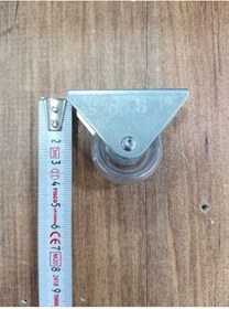 Resim ARON Hts112 Tekerlek Sehpa Masa Büro Ofis Mobilya Tekerleği 4cm Sabit Şeffaf (4ADET) 