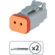 Resim DEUTSCH Dt06-2s Erkek Konnektör 2 Pin Kablosuz 