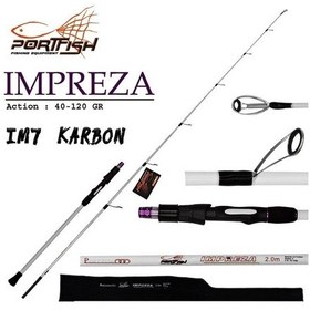 Resim Portfish Impreza Jig Kamışı 200 Cm 40-120 Gr 2 Parça 