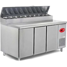 Resim Empero EMP.200.70.01-PS Pizza Salata Buzdolabı 3 Kapılı 500 L 