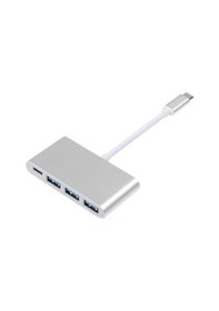 Resim Type C USB Hub-USB Type-C To 3 Port USB 3.0 Çoklayıcı Metal Gövde 