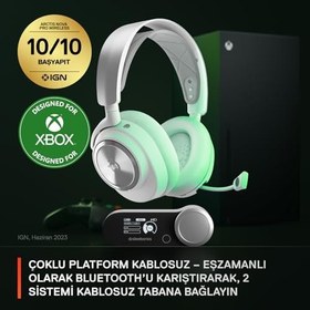 Resim SteelSeries Arctis Nova Pro Wireless Xbox Edition - Beyaz 