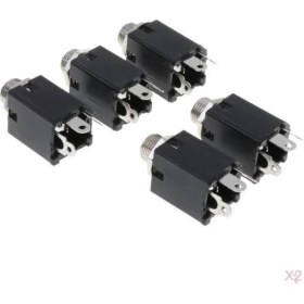 Resim Fayshow 10X 6.5mm/0.26 Inç Mini Dişi Kulaklık Jakı Fişi Stereo Ses Paneli Montajı (Yurt Dışından) 