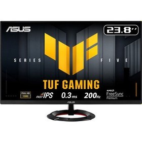 Resim Asus TUF Gaming VG249Q5R 23.8″ 0.3 ms Full HD IPS 200 Hz Oyuncu Monitörü 