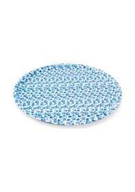 Resim Zuccii Home Marin Yuvarlak Tepsi - Mavi - 36 Cm Çok Renkli 