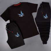 Resim trendypassion 3'lü Unisex Kelebek Baskılı Eşofman Takımı Kombini 