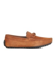 Resim 2y0216 Taba Süet Hakiki Deri Erkek Loafer Siyah 