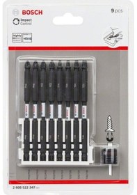 Resim Bosch Impact Ctrl Çift Taraf 9'lu 110mm Vidalama Ucu Paketi - 2608522347 