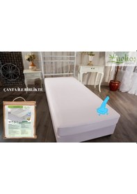 Resim Özel Bambu Su Sıvı Geçirmez Yatak Koruyucu Alez Fitted Full Kenar Alez Çarşaf Tek Çift Battal 