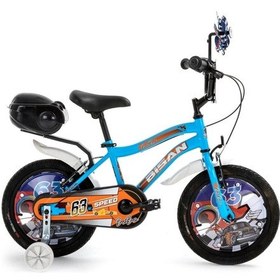 Resim Bisan Bobo Mavi 16 Jant Erkek Çocuk Bisikleti 26 Cm Kadro Yan Tekerlekli Çok Renkli 