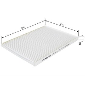 Resim BOSCH 1987431163 POLEN FİLTRESİ MAN NEOPLAN 18T SERIE 33T SERIE 1 