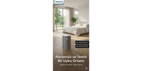 Resim Philips Yapay Zeka Destekli Akıllı Hava Temizleyici 135M² Dev Kapasite Wi-Fi ve Uygulama Kontrollü Lazer Sensörlü Enerji Dostu Beyaz 