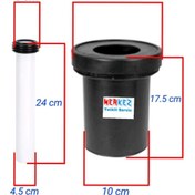 Resim Seramiksan Gömme Rezervuar Klozet Arası Atık Su Temiz Su Bağlantı Boruları Kada Seti 