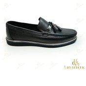 Resim Loafer Eva Taba Siyah Deri 