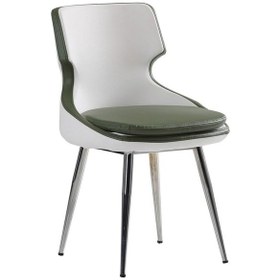 Resim Zaga Beyaz- Antrasit Deri Ofis Koltuğu Beyaz 