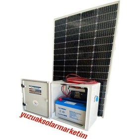 Resim Yüzüak 100A 205W Araç Buzdolabı-Televizyon-Laptop-Lamba ve Telefon Şarjı Solar Sistemi 