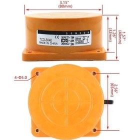Resim TCO-3040B 6-36V 40mm NPN NC Endüktif Mesafe Sensörü 