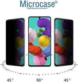 Resim Microcase Realme 9 Pro ile uyumlu Privacy Gizlilik Filtreli Tam Kaplayan Cam Koruma - AL3125 