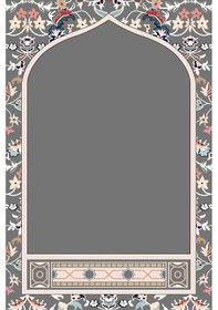 Resim Diz Acıtmayan Yumuşak Süngerli Seccade Ve Namazlık Gri 